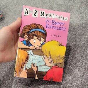 Amazon A to Z Mysteries: The Empty Envelope Book - Pink and Red Cover